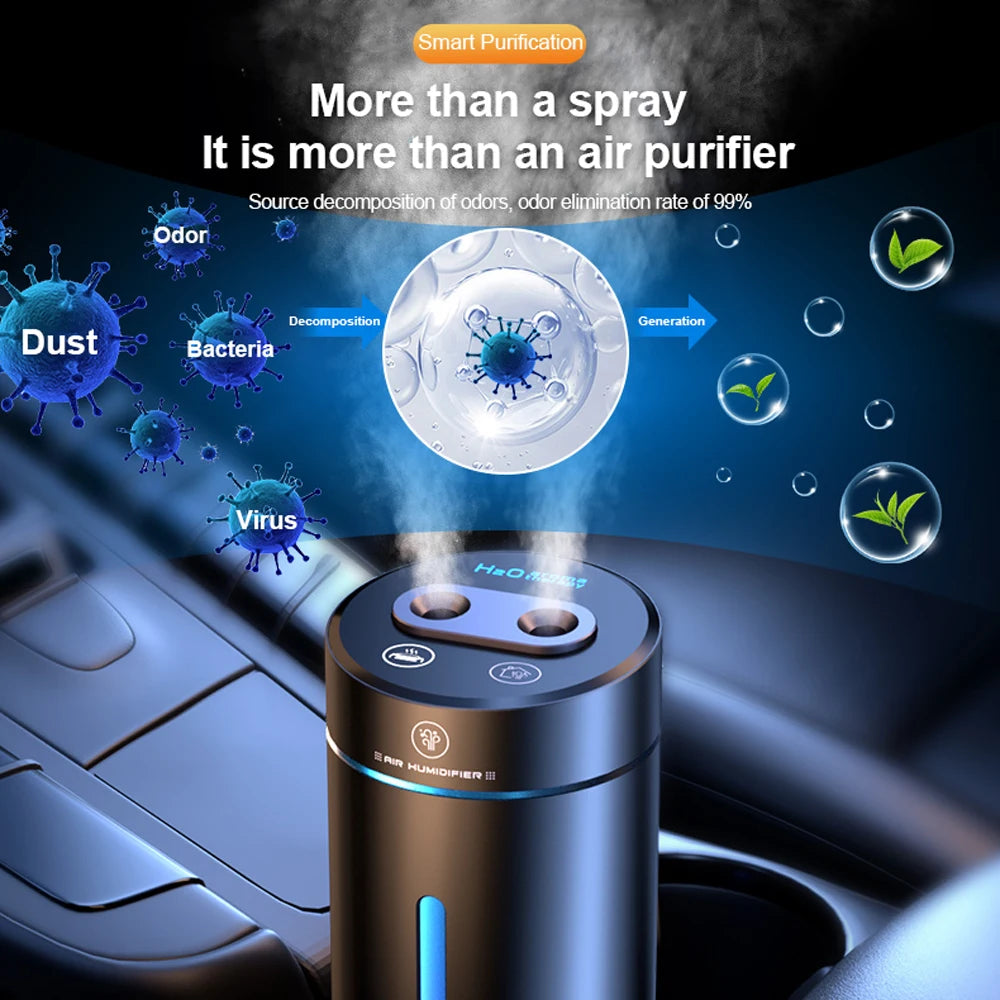 Dual Spray Car Air Humidifier