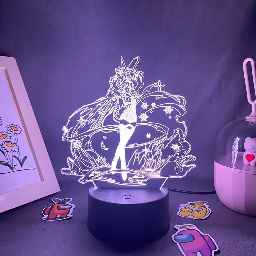 Genshin Impact Eula 3D Night Light
