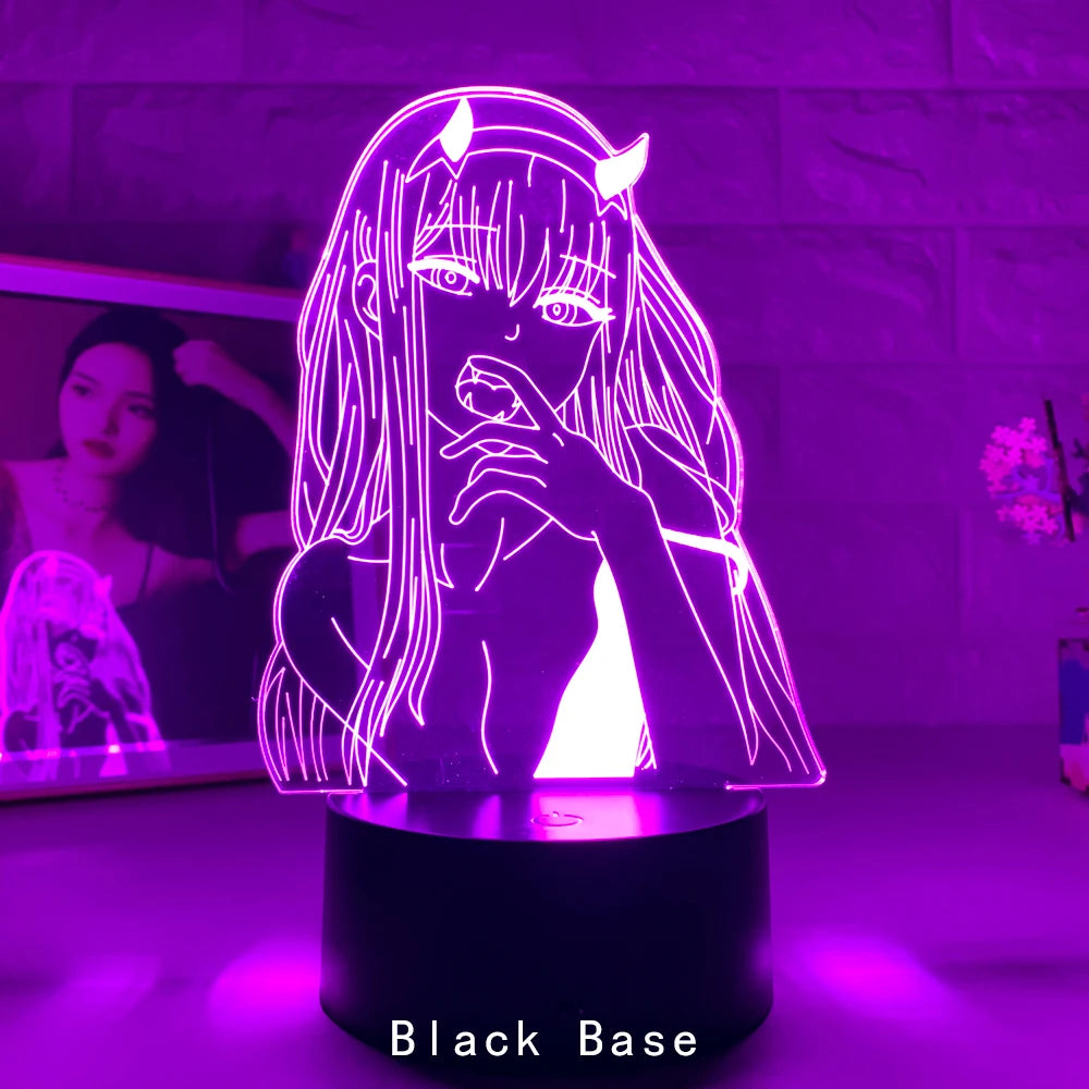 Anime Zero Two Night Light Lamp
