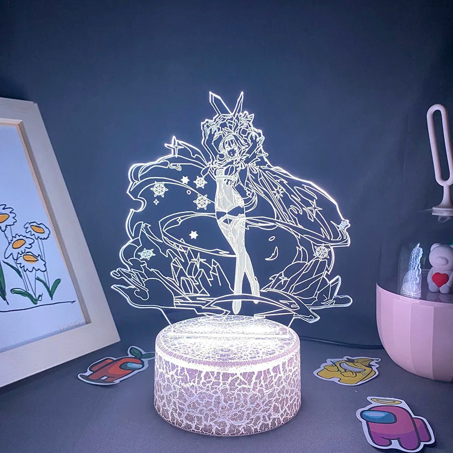 Genshin Impact Eula 3D Night Light
