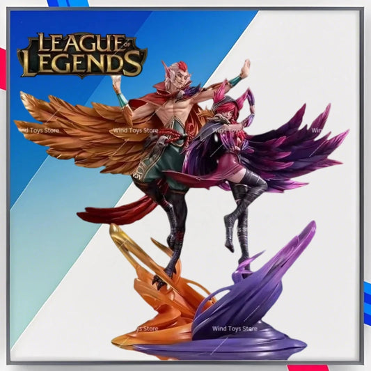 HobbyMax League of Legends Anime Figure Rakan and Xayah