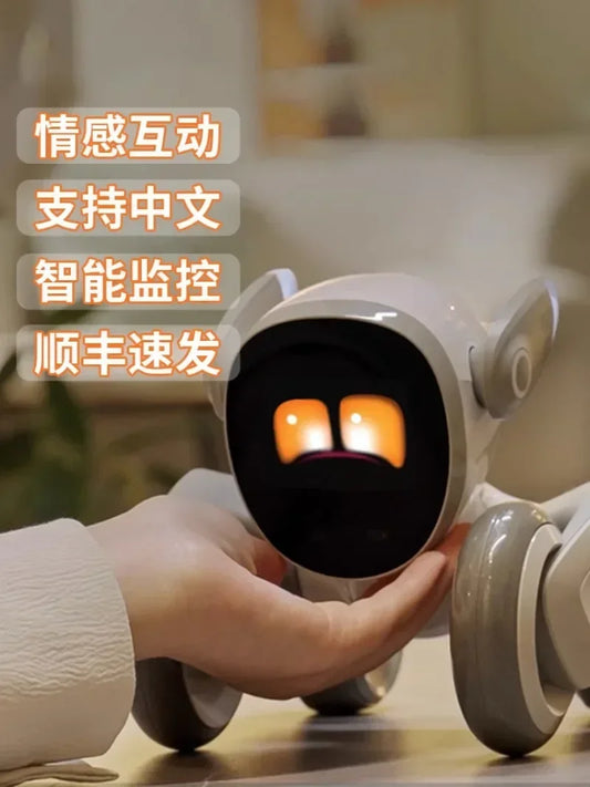 Electronic Dog Companion with Interactive Programming