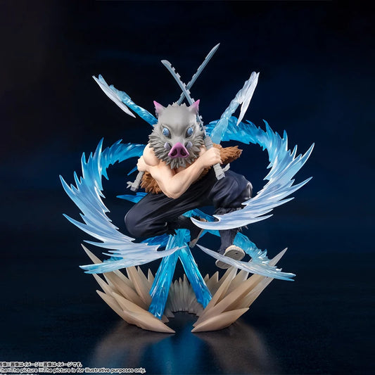 Nezuko, Inosuke & Tanjirou Figuarts  BATTLE Anime figure.