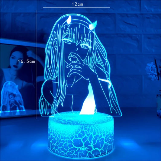 Anime Zero Two Night Light Lamp