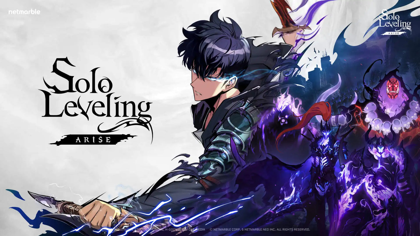 Solo Leveling Anime Poster For Living Room Home Decor