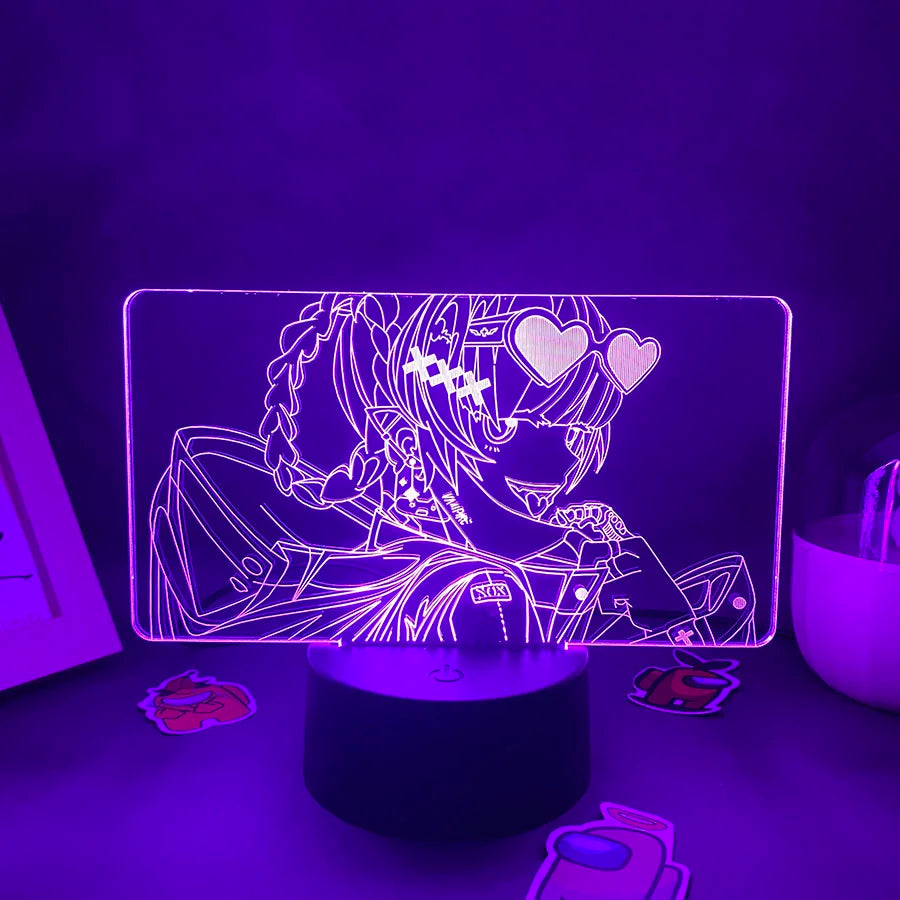 Nazuna Nanakusa 3D Neon Night Lights
