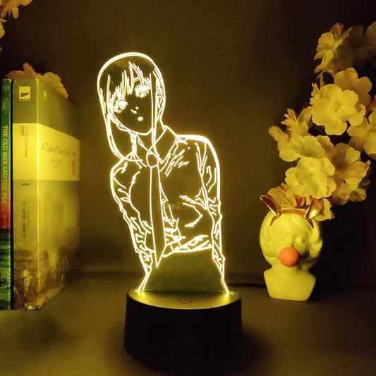 Colorful Makima Nightlight Decoration Lamps