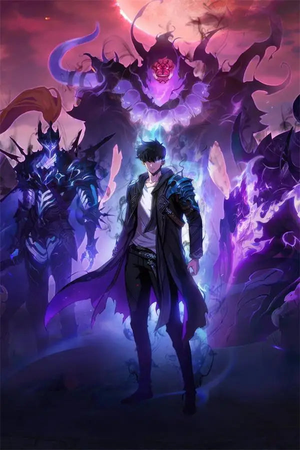 Solo Leveling Anime Poster For Living Room Home Decor