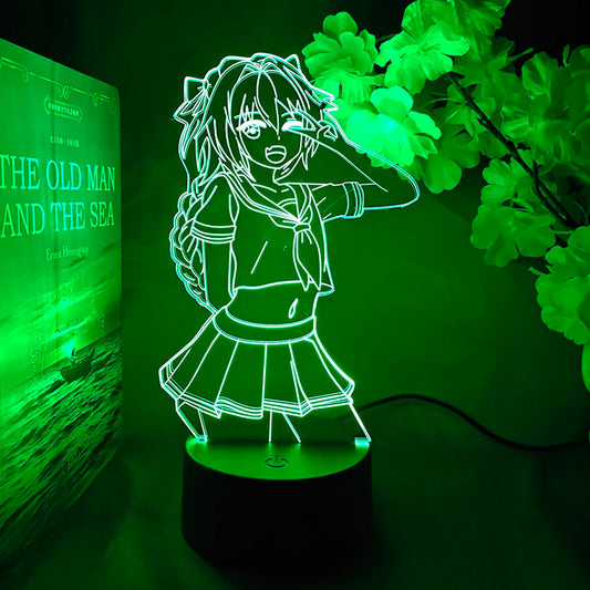 Astolfo 3D Anime Night Lights For Bedroom