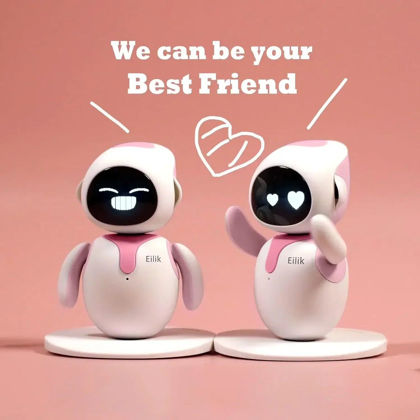 Cute Eilik Smart Robot with Emotions & Unique Interactive Companion