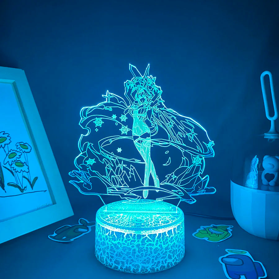 Genshin Impact Eula 3D Night Light