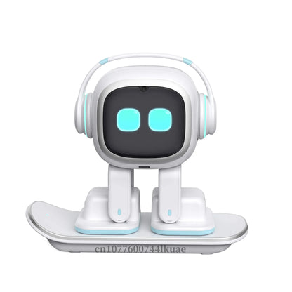 White EMO Voice Robot Smart AI Companion