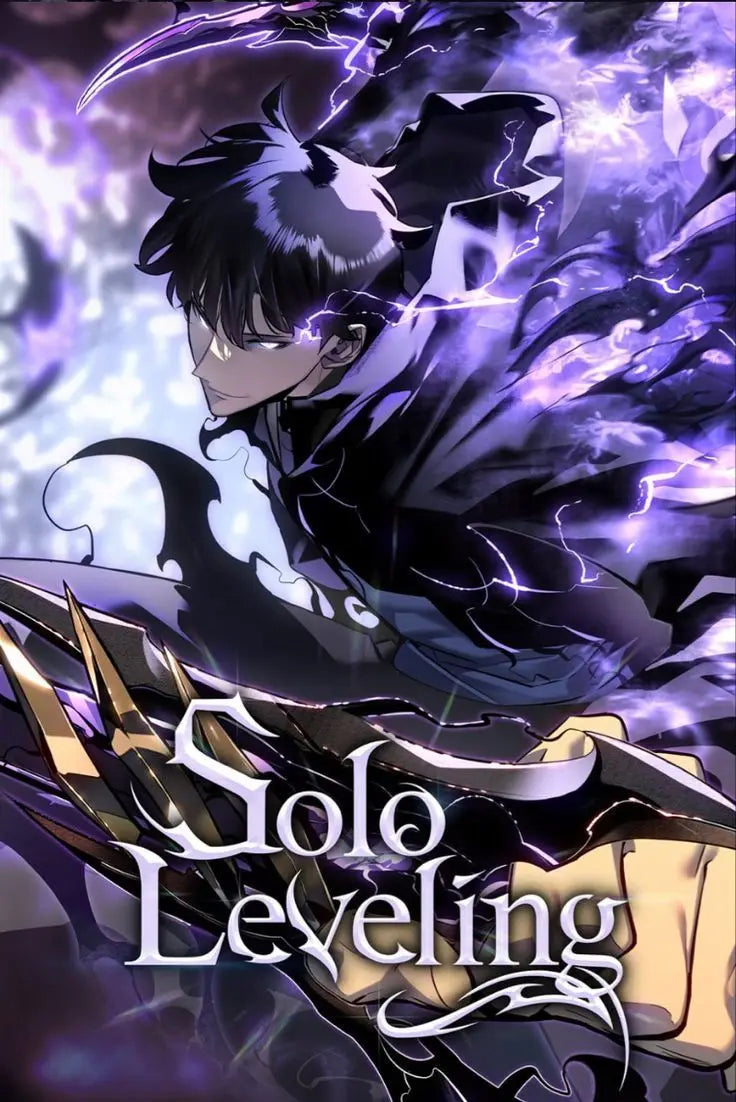 Solo Leveling Anime Poster For Living Room Home Decor