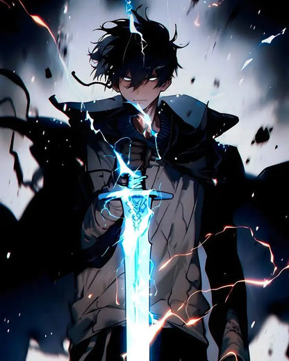 Solo Leveling Anime Poster For Living Room Home Decor