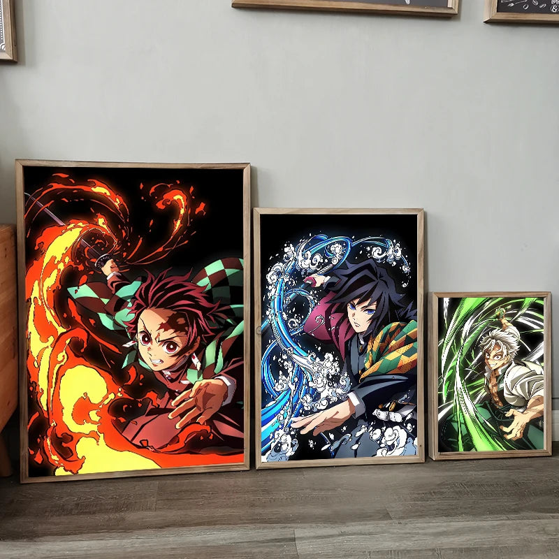 Demon Slayer Wall Art Poster Nezuko And Tanjiro