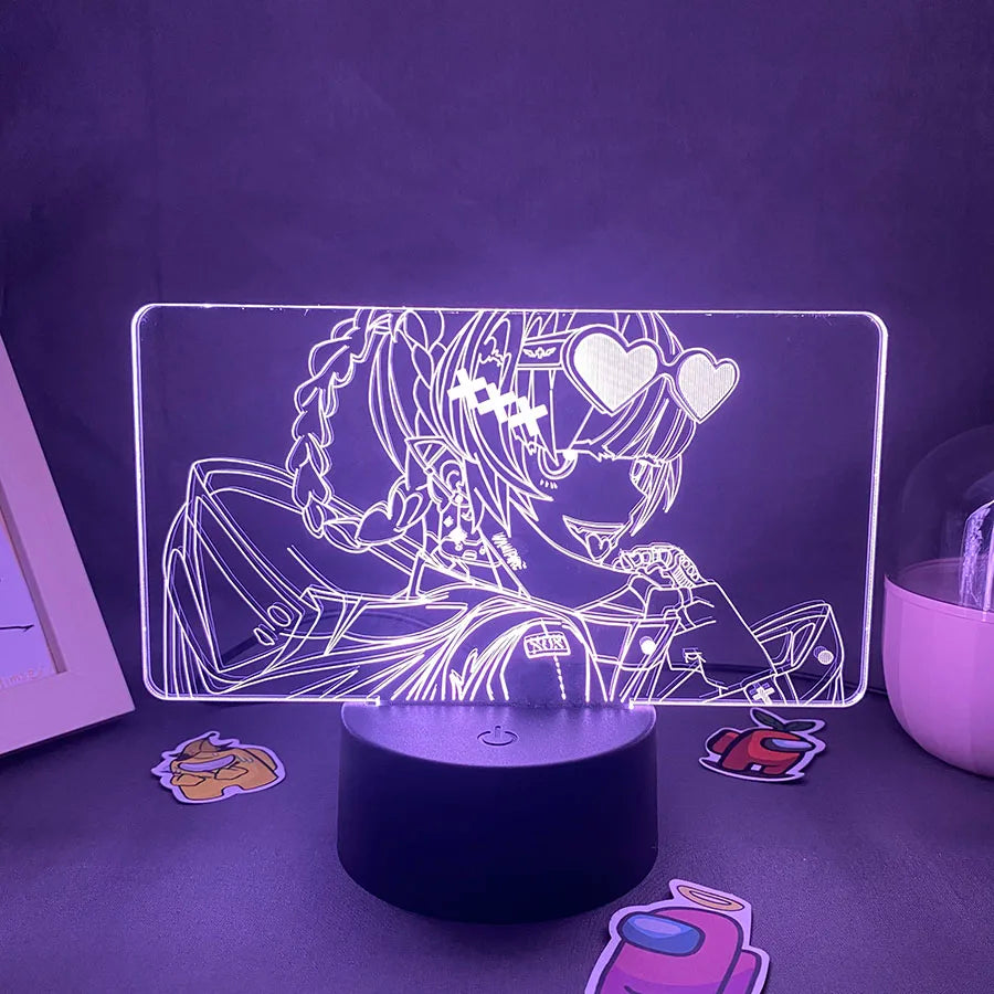 Nazuna Nanakusa 3D Neon Night Lights