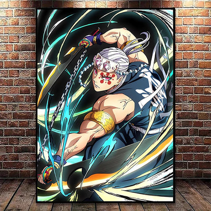 Demon Slayer Wall Art Poster Nezuko And Tanjiro