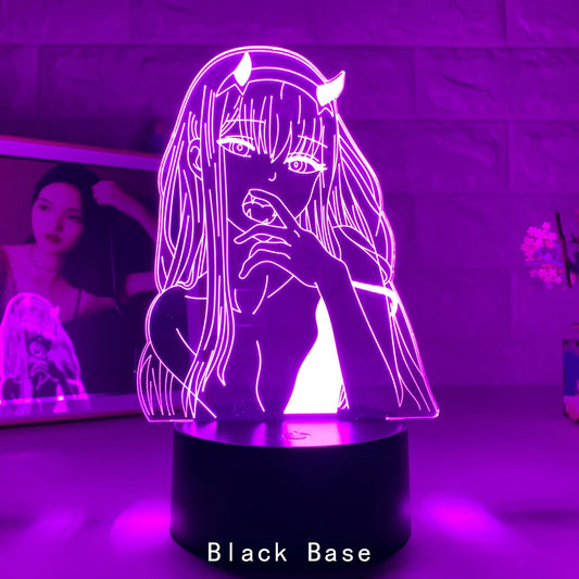 Anime Zero Two Night Light Lamp