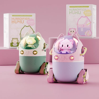 Lovely Cartoon Air Humidifier with Warm Light For Home Office Desk