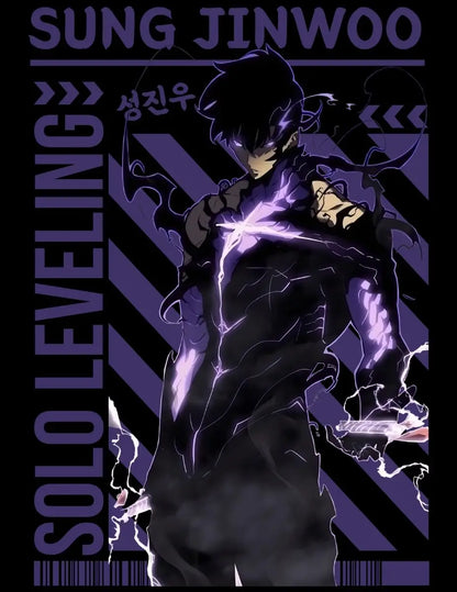 Solo Leveling Anime Poster For Living Room Home Decor