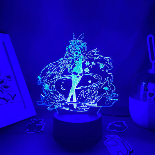 Genshin Impact Eula 3D Night Light