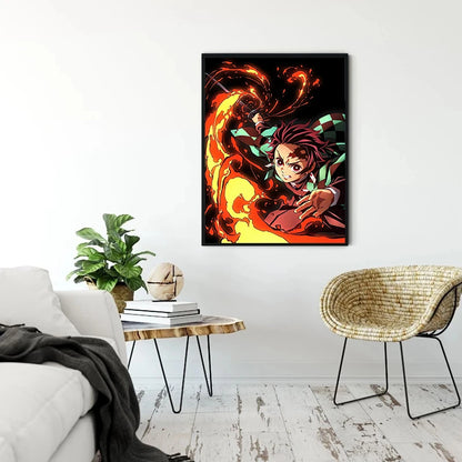 Demon Slayer Wall Art Poster Nezuko And Tanjiro