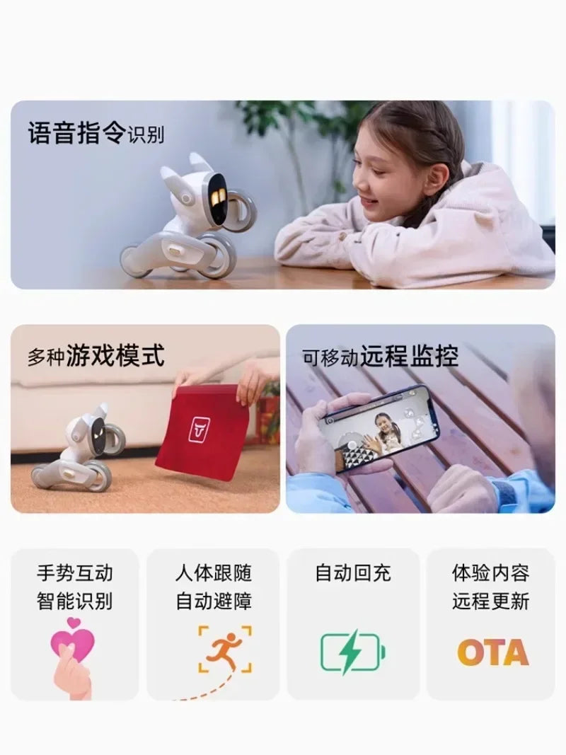 Electronic Dog Companion with Interactive Programming