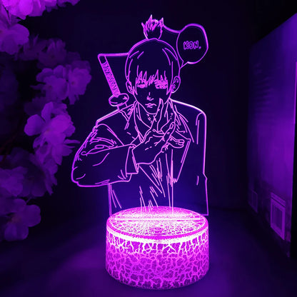 Colorful Makima Nightlight Decoration Lamps