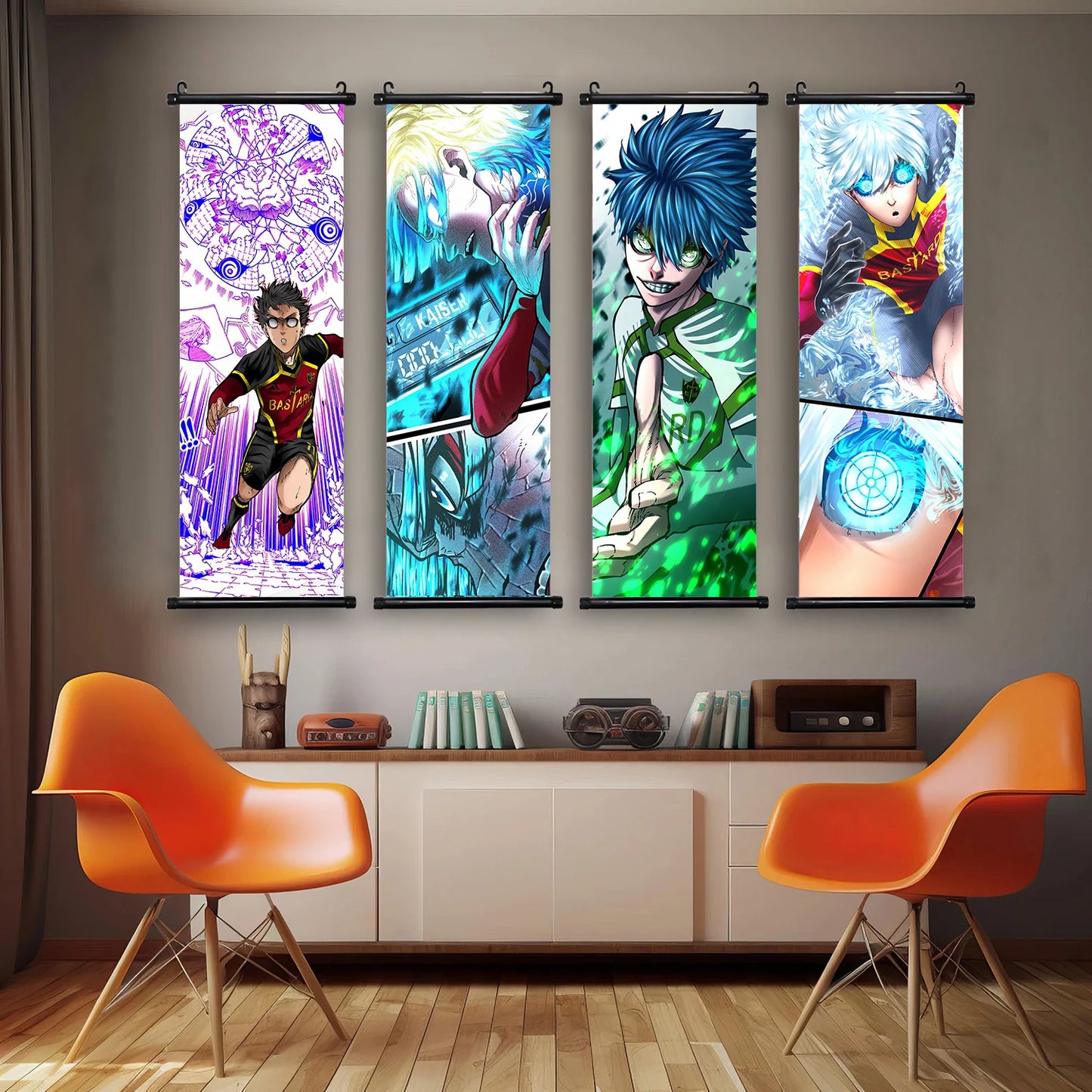 Blue Lock Poster Wall Decor