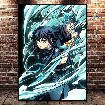 Demon Slayer Wall Art Poster Nezuko And Tanjiro