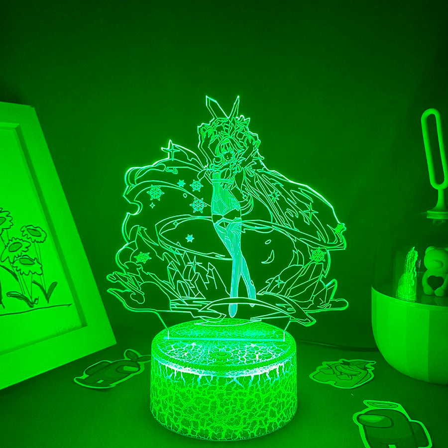 Genshin Impact Eula 3D Night Light
