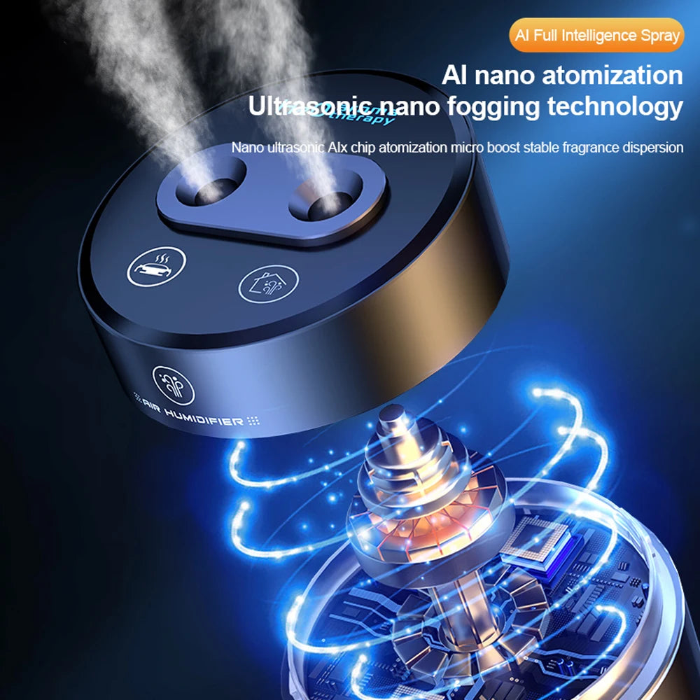 Dual Spray Car Air Humidifier