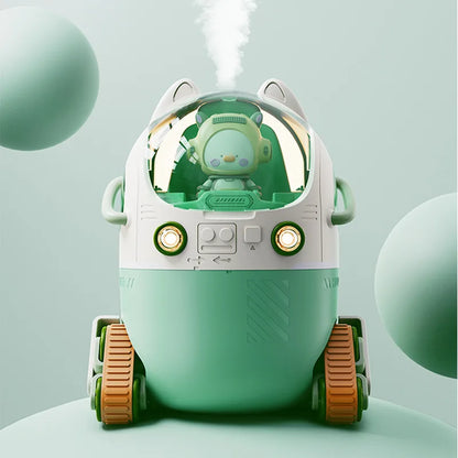 Lovely Cartoon Air Humidifier with Warm Light For Home Office Desk