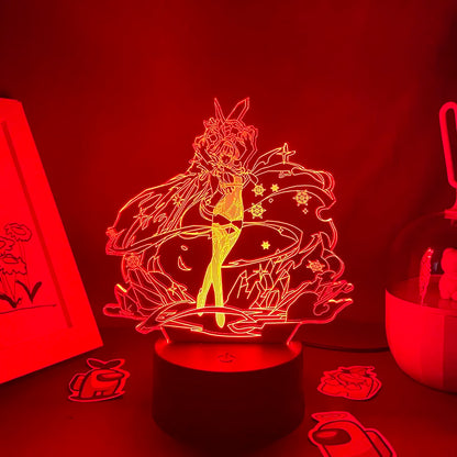 Genshin Impact Eula 3D Night Light