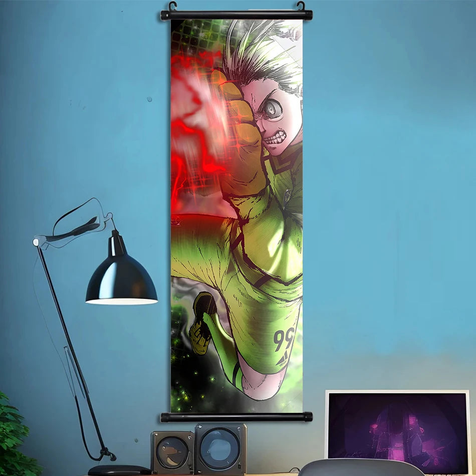 Blue Lock Poster Wall Decor