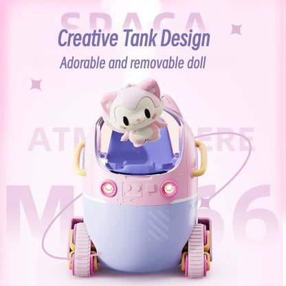 Lovely Cartoon Air Humidifier with Warm Light For Home Office Desk