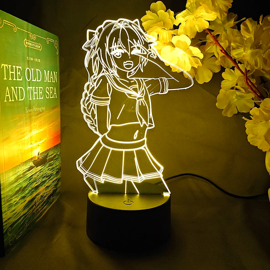 Astolfo 3D Anime Night Lights For Bedroom