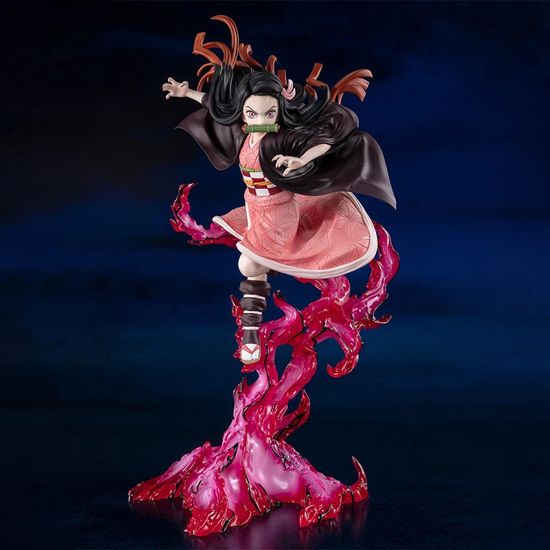 Nezuko, Inosuke & Tanjirou Figuarts  BATTLE Anime figure.