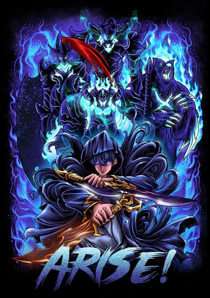 Solo Leveling Anime Poster For Living Room Home Decor