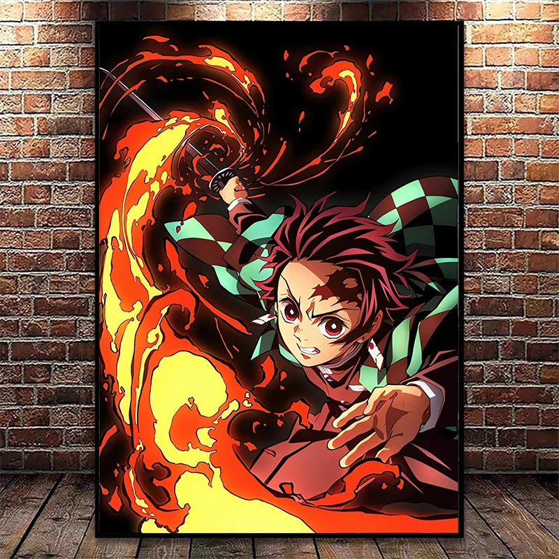 Demon Slayer Wall Art Poster Nezuko And Tanjiro