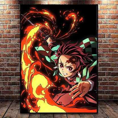 Demon Slayer Wall Art Poster Nezuko And Tanjiro