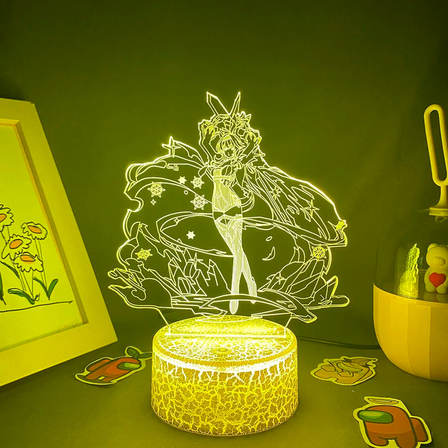 Genshin Impact Eula 3D Night Light