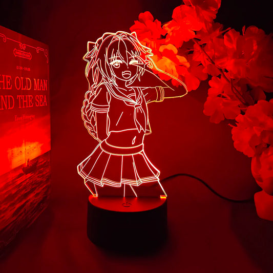 Astolfo 3D Anime Night Lights For Bedroom