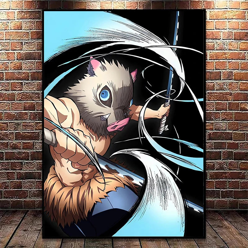 Demon Slayer Wall Art Poster Nezuko And Tanjiro