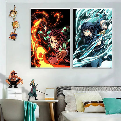 Demon Slayer Wall Art Poster Nezuko And Tanjiro