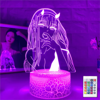 Anime Zero Two Night Light Lamp